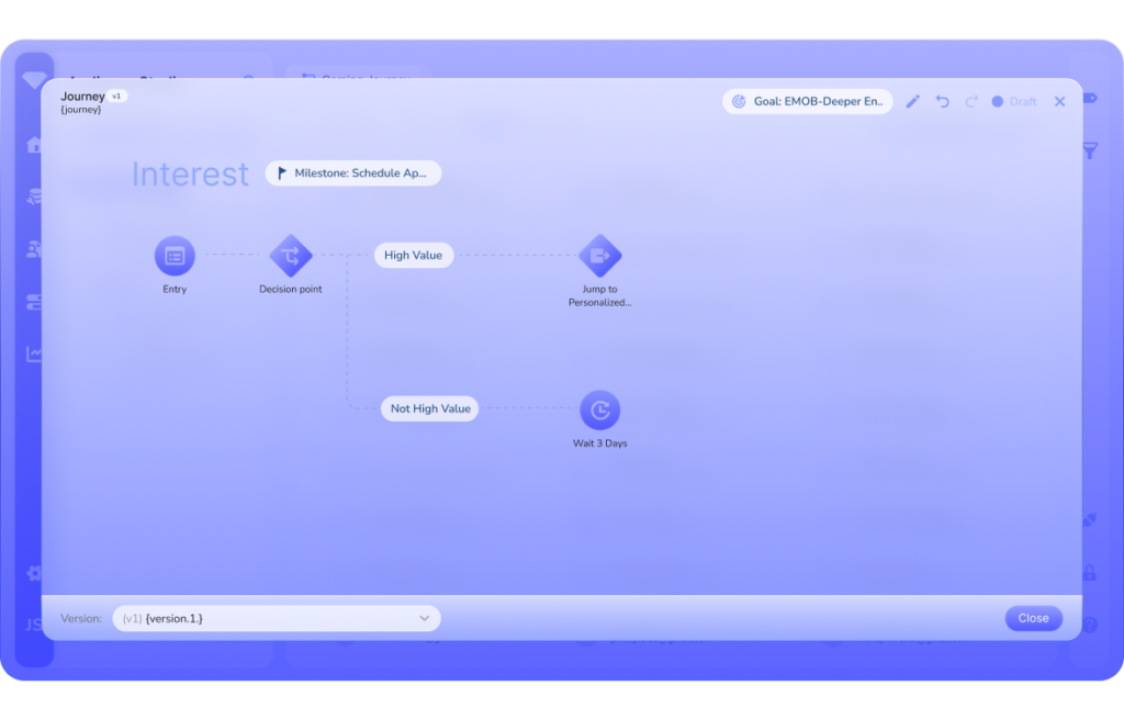 Leap to the right path with journey jump